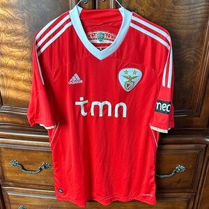 Adidas Red Benfica Nolito Soccer Jersey